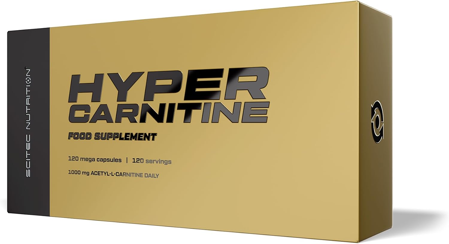 Scitec Nutrition Hyper Carnitine – 1000mg Acetyl L-Carnitine voor actieve L-Carnitine supplementatie voordelen, 120 Capsules