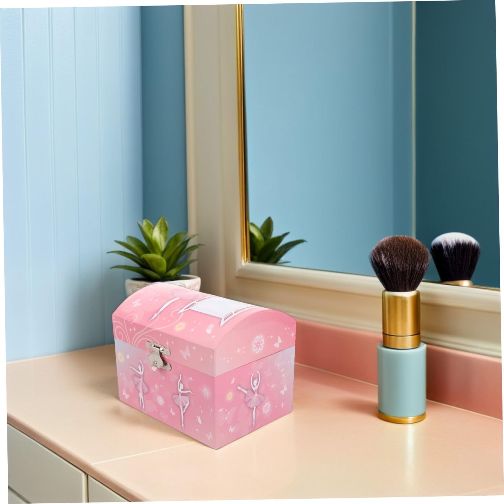 Caja de Música de Ballet Bailarina para Niñas Joyero Musical con Espejo Caja Musical Bailarina para Obsequio de Cumpleaños Navidad