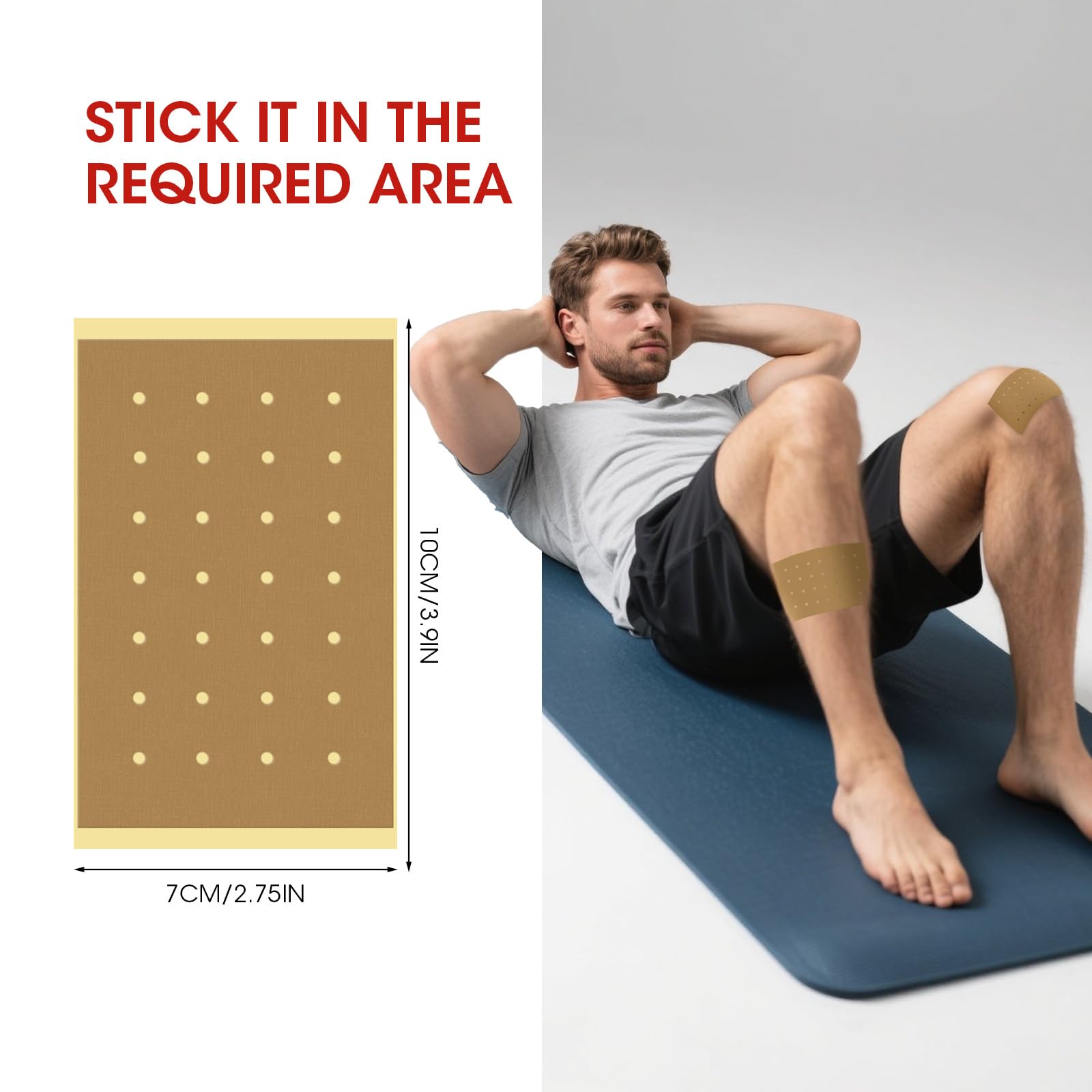 MYMULIKE Tigre Parches Para el Dolor, 100Pcs Parches de Calor, Para Alivio del Dolor Parches de Dolore de Acción Rápida y Alivio Duradero del Dolore Muscular Para Rodilla, Espalda, Cuello, Hombro