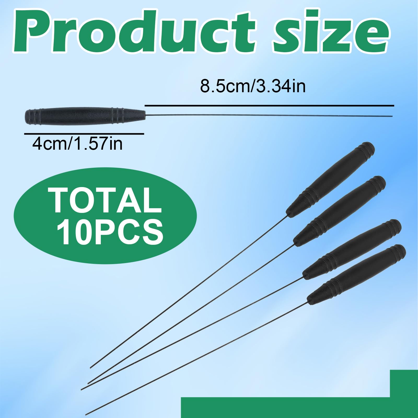 Hörgeräte-Reinigungsstab,Hörgeräte Reinigungsbürste,Hörgeräte Reinigungsset+10-teiliges Set+für gründliche Reinigung+kompakt+tragbar+universal einsetzbar