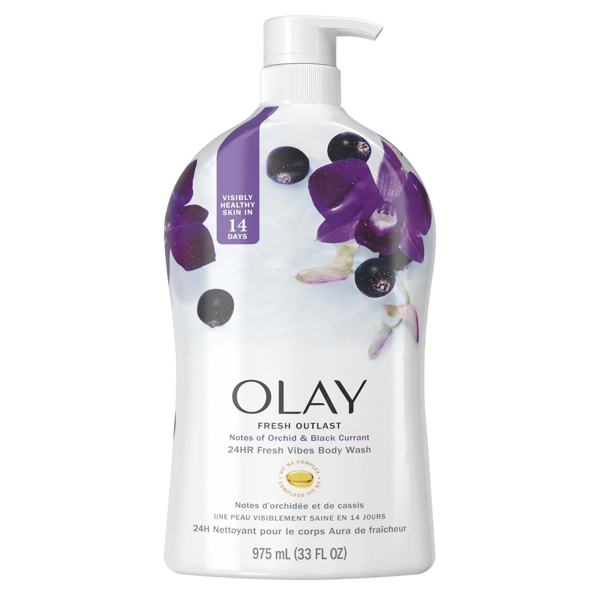 Olay Fresh Outlast Notes Of Orchid & Black Currant Body Wash, 33 fl oz-picture-45
