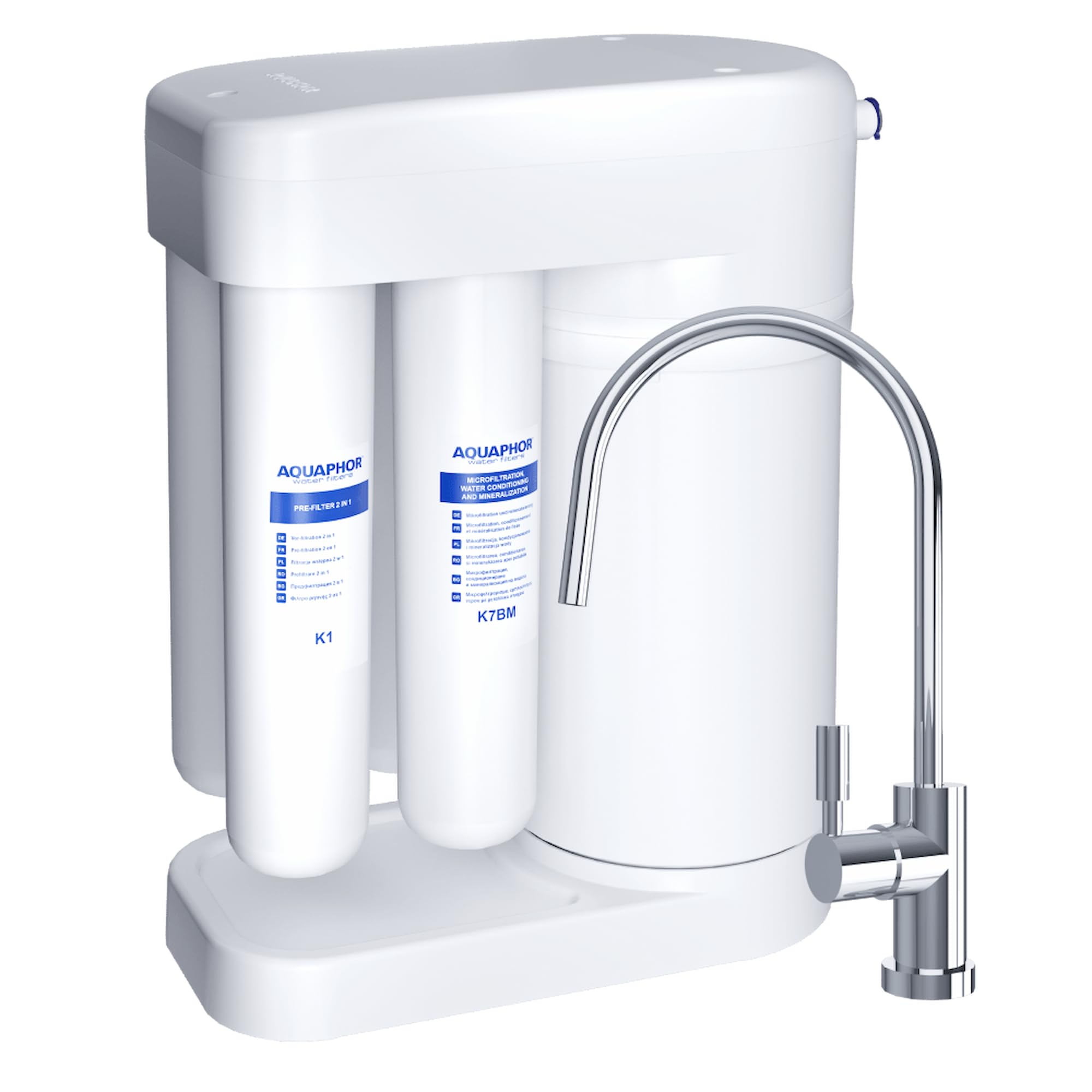 Aquaphor RO-101s-EU Premium system filtrów odwróconej osmozy, system filtrowania wody pitnej, w pełni automatyczny pod zlewem.