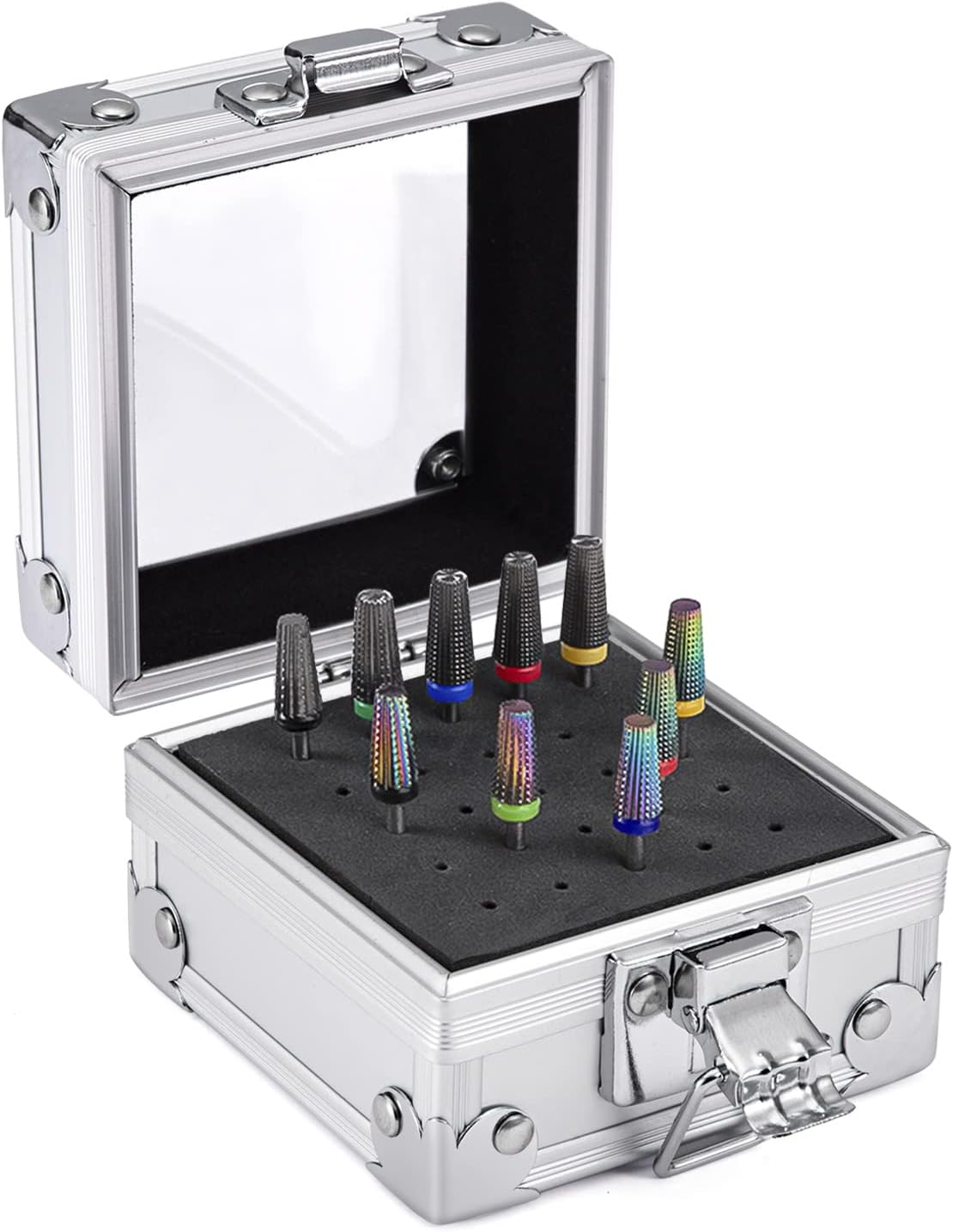 Nail Drill Grinding Bit Holder Box, 25 Holes Profal Nail