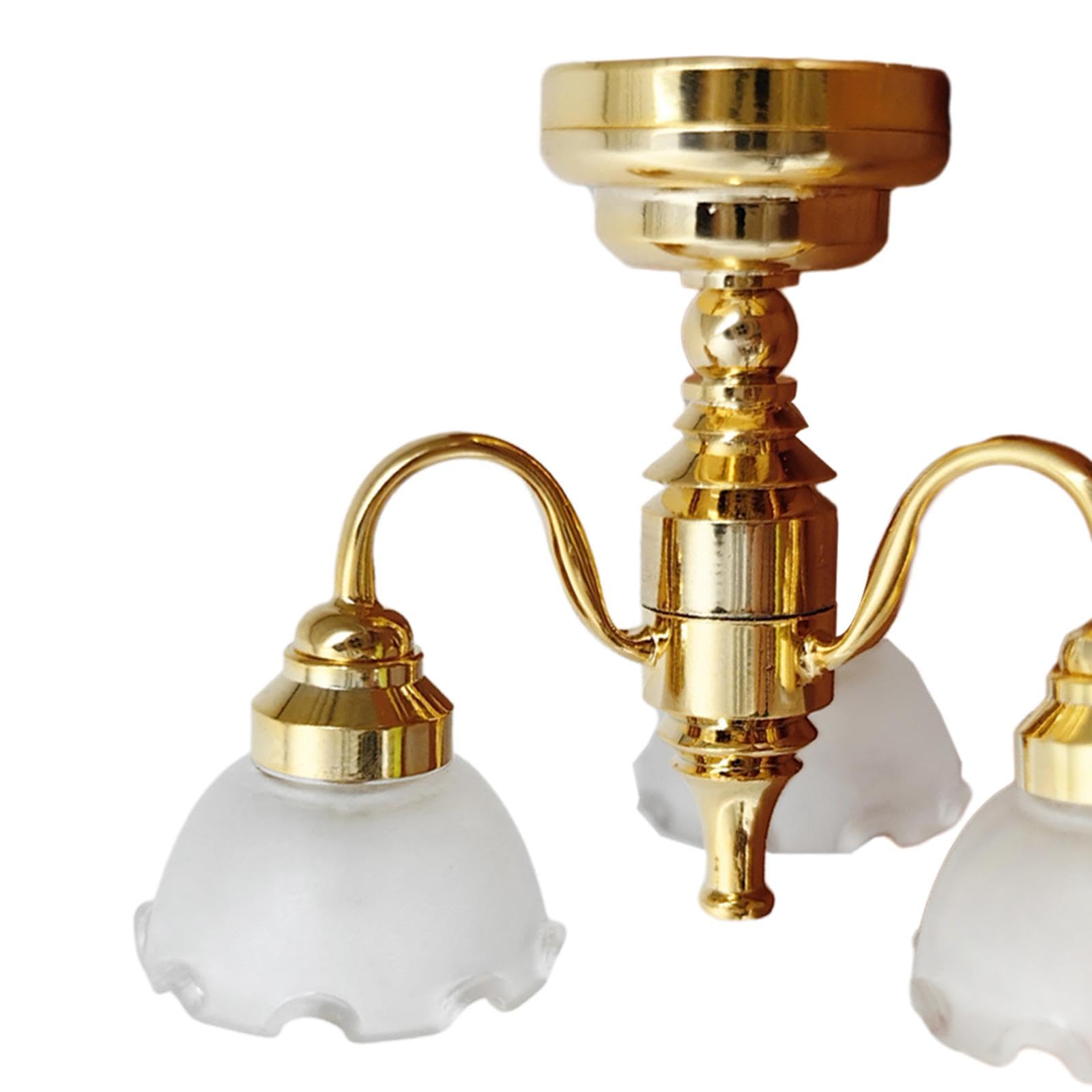 Mini Lámpara de Techo, Accesorio Decorativo para Casa de Muñecas