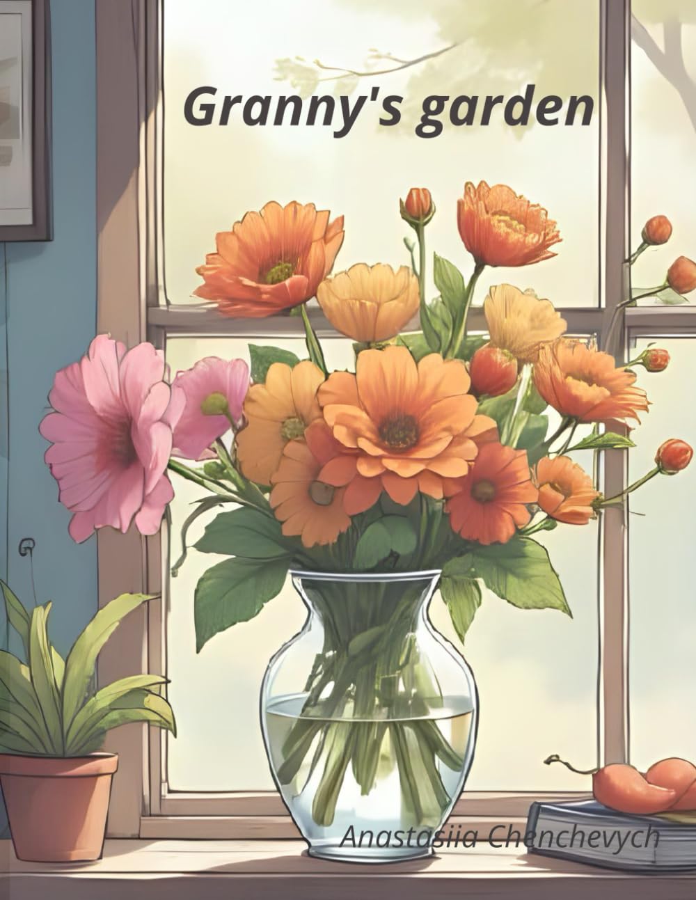 Granny's Garden: coloring book for adults