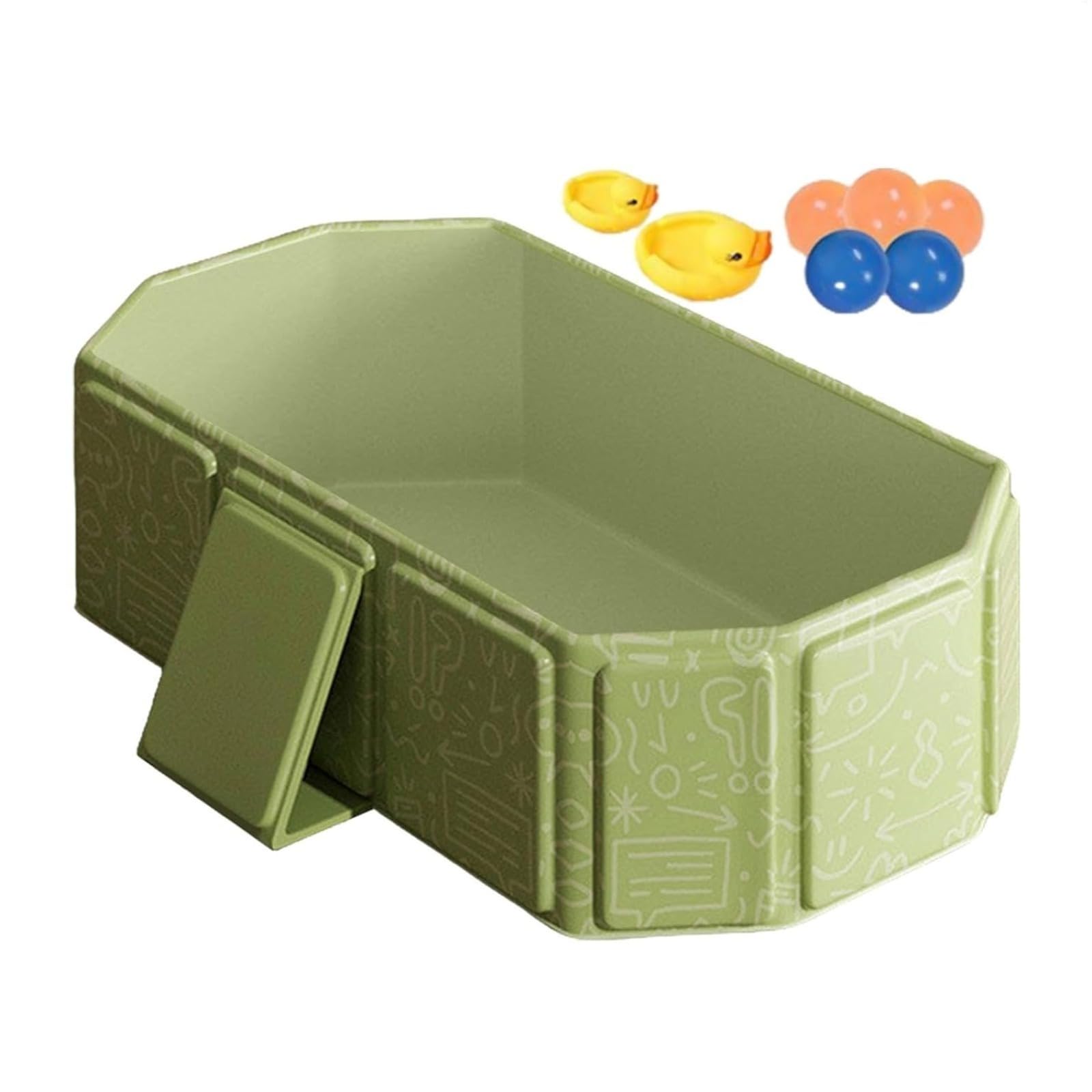 Große Kleinkindbadewanne faltbarer Babypte Badewanne,tragbares Duschbecken， Faltbare Badewanne für Kinder （pvc ）eeignet für den Einsatz zu Hause oder unterwegs