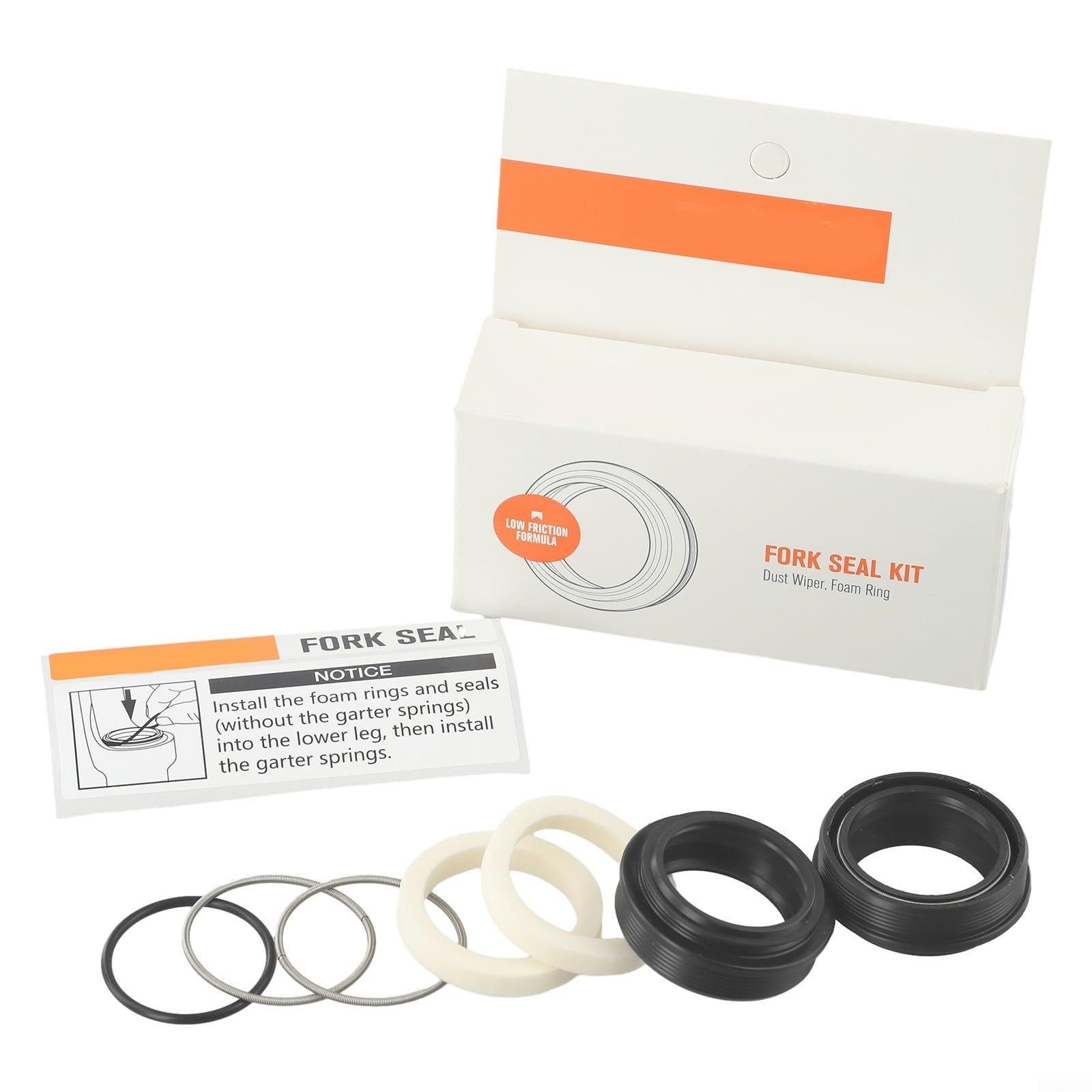 Kit de juntas de horquilla para bicicleta FOX/RockShox/Manitou/SR/Suntour 30-40 mm esponja de aluminio goma suspensión delantera