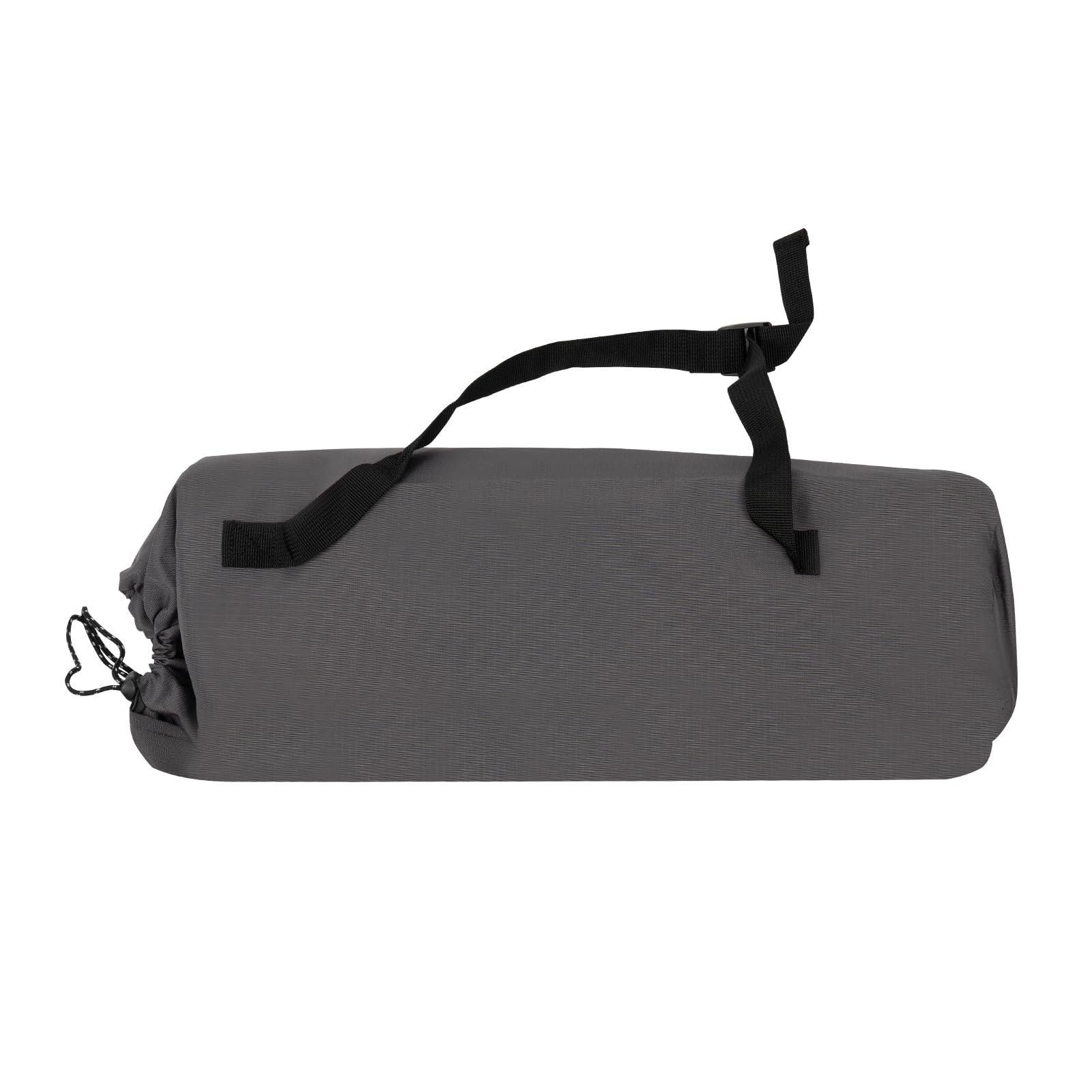 Cama de camping plegable, 4 niveles, ajustable, para camping, con bolsa de transporte, portátil, color gris