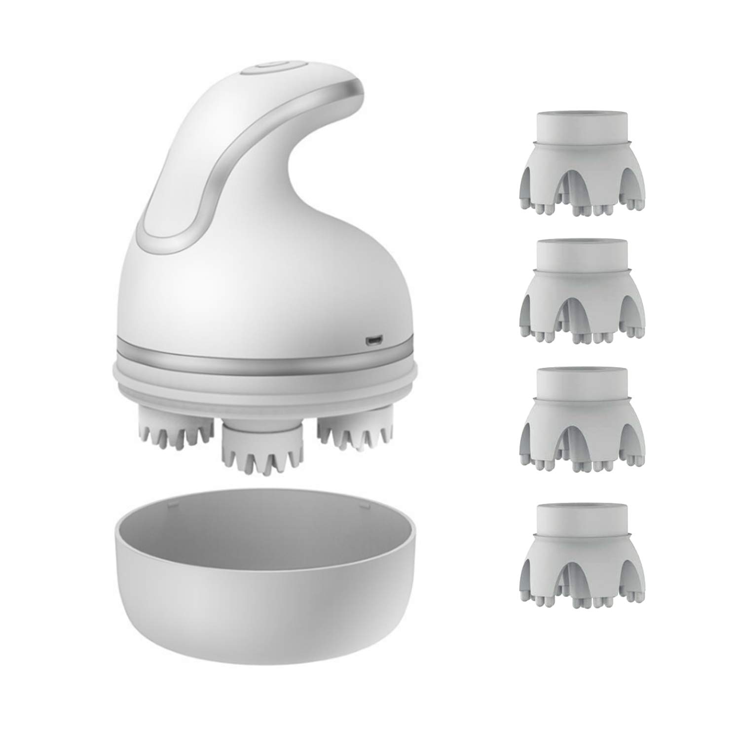 Electric Scalp Massager, Tickas Cordless Head Massager Scalp Stress Relax for Stimulating Hair