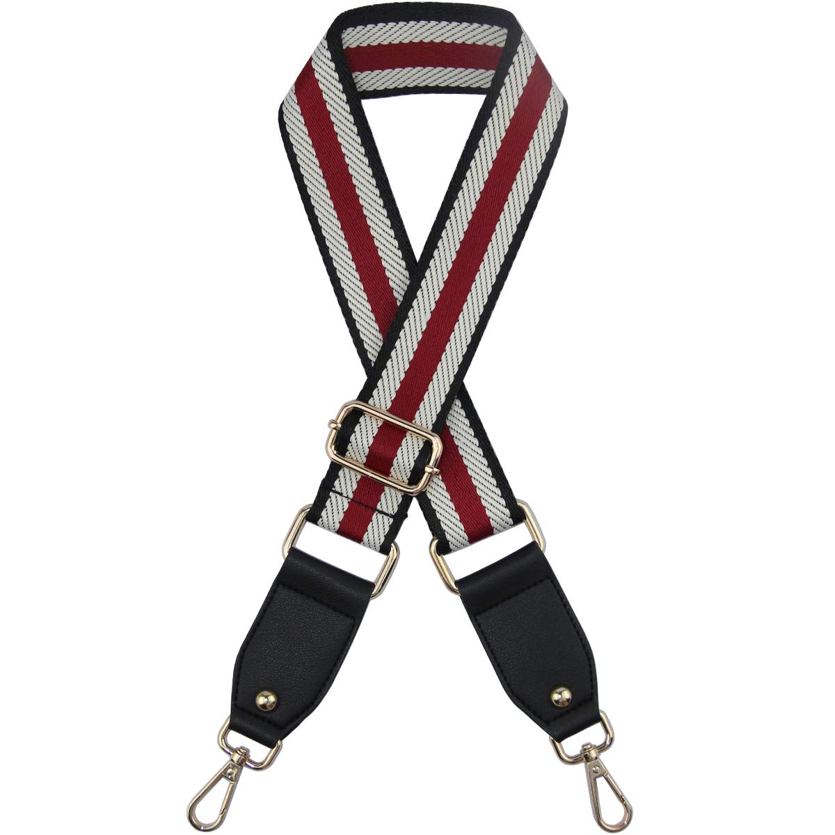 Duwi Wide Handbag&Purse Strap Jacquard Woven Guitar Style Replacement Strap Multicolor Canvas Adjustable Crossbody Bag Strap