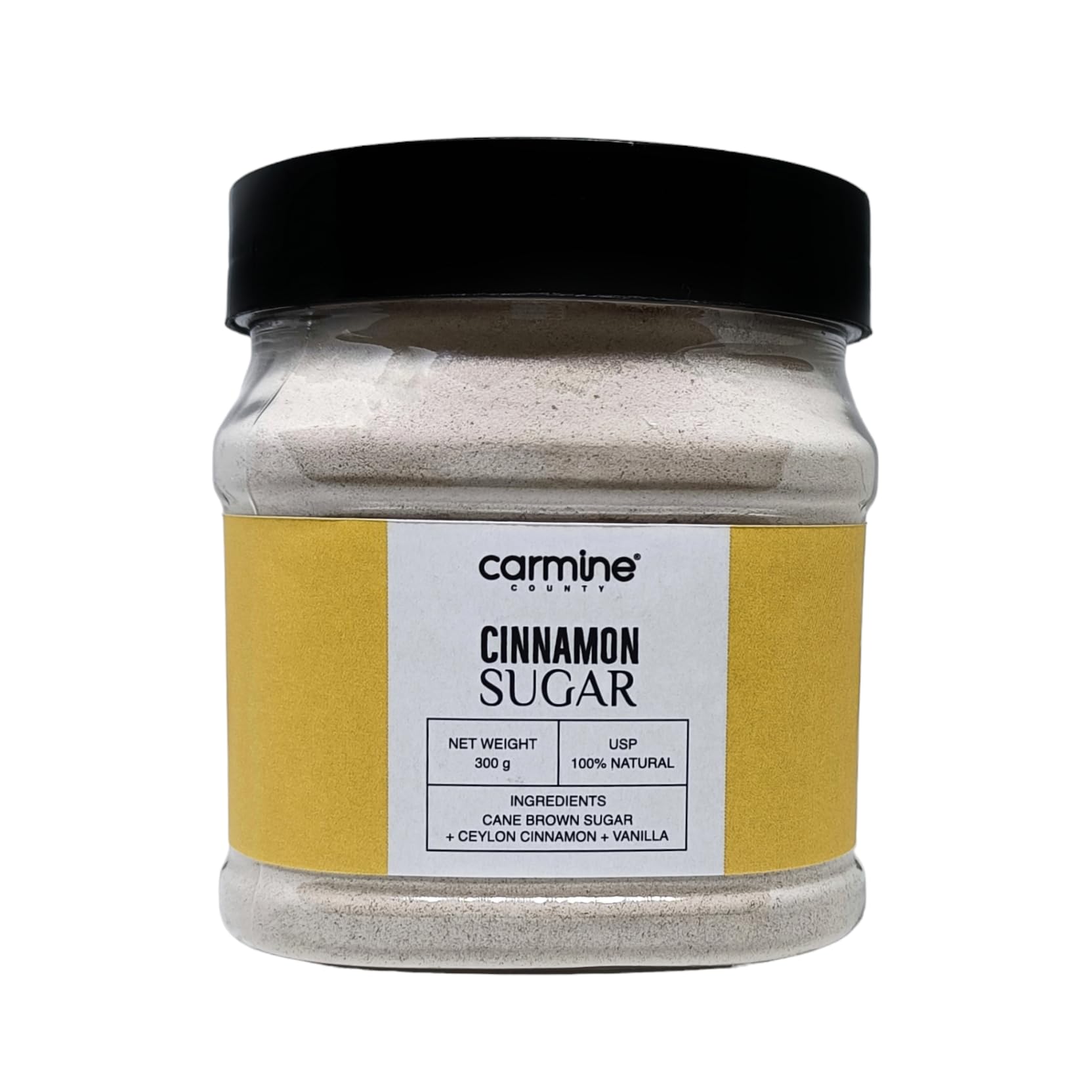 Carmine County All Natural Cinnamon Sugar, 300 g (with a hint of Vanilla) (B09595XGPF) Amazon Price History, Amazon Price Tracker