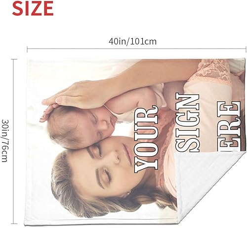 Miniatura 3 de Adaptor Manta personalizada para bebés, niñas y niños con nombre, mantas personalizadas para niños, manta de bebé personalizada con nombre de foto,