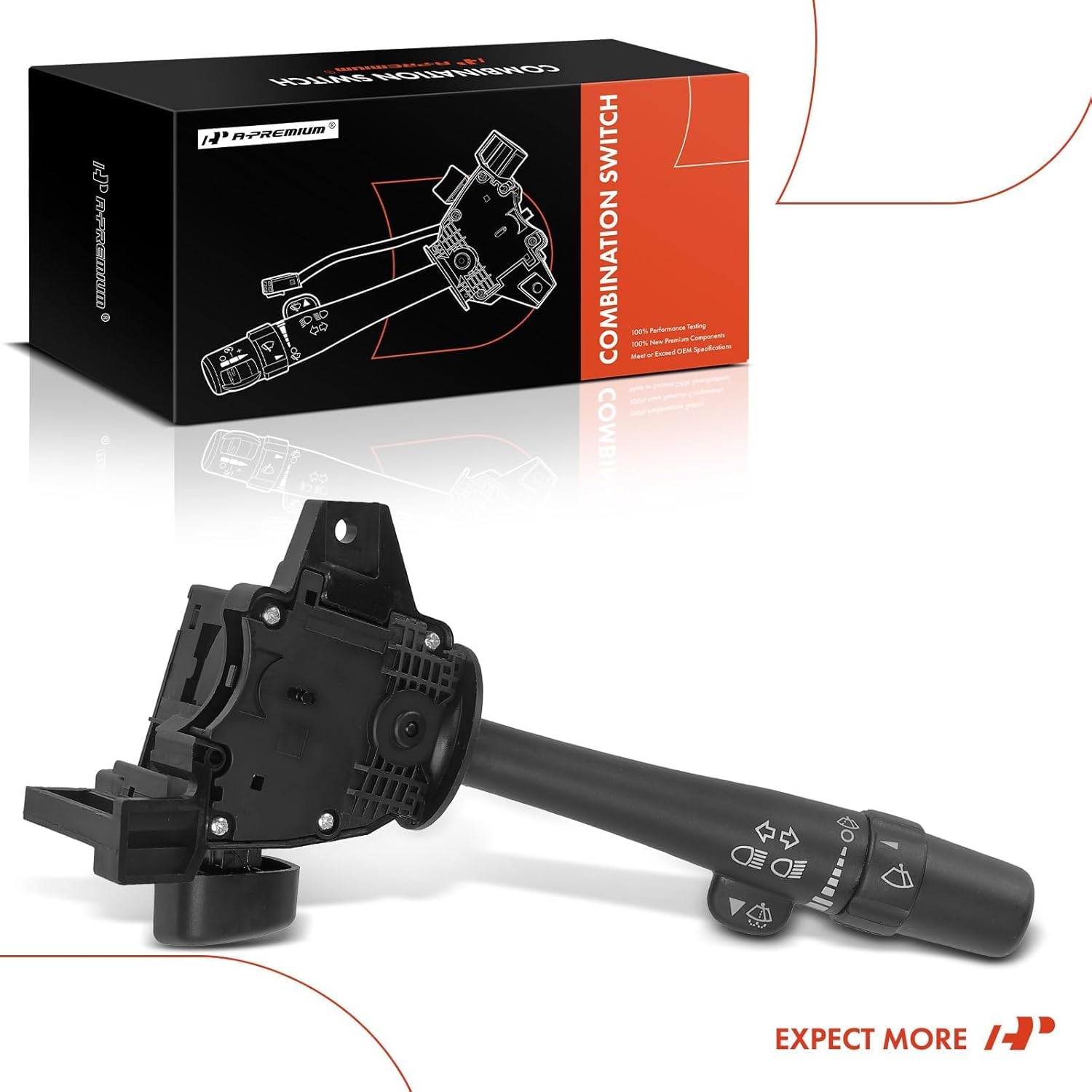 A-Premium Multifunction Switch Turn Signal Switch Compatible with Chevrolet Silverado 1500, 2500 HD 2500 Classic 3500 HD 3500 Classic & GMC Sierra 1500 2500 HD 3500 HD & Cadillac Escalade ESV