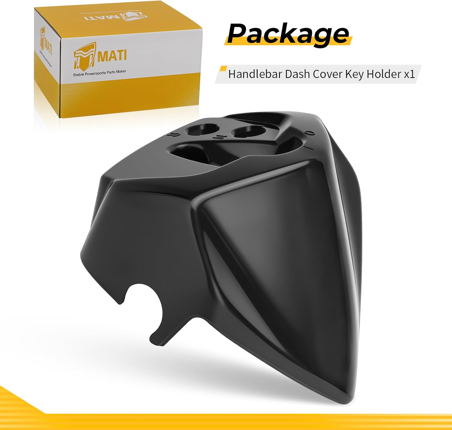 M MATI Handlebar Dash Cover Key Holder for Honda TRX400EX TRX250EX 2008 TRX250X TRX400X 2009 2012-2014 53204-HN1-A40ZB