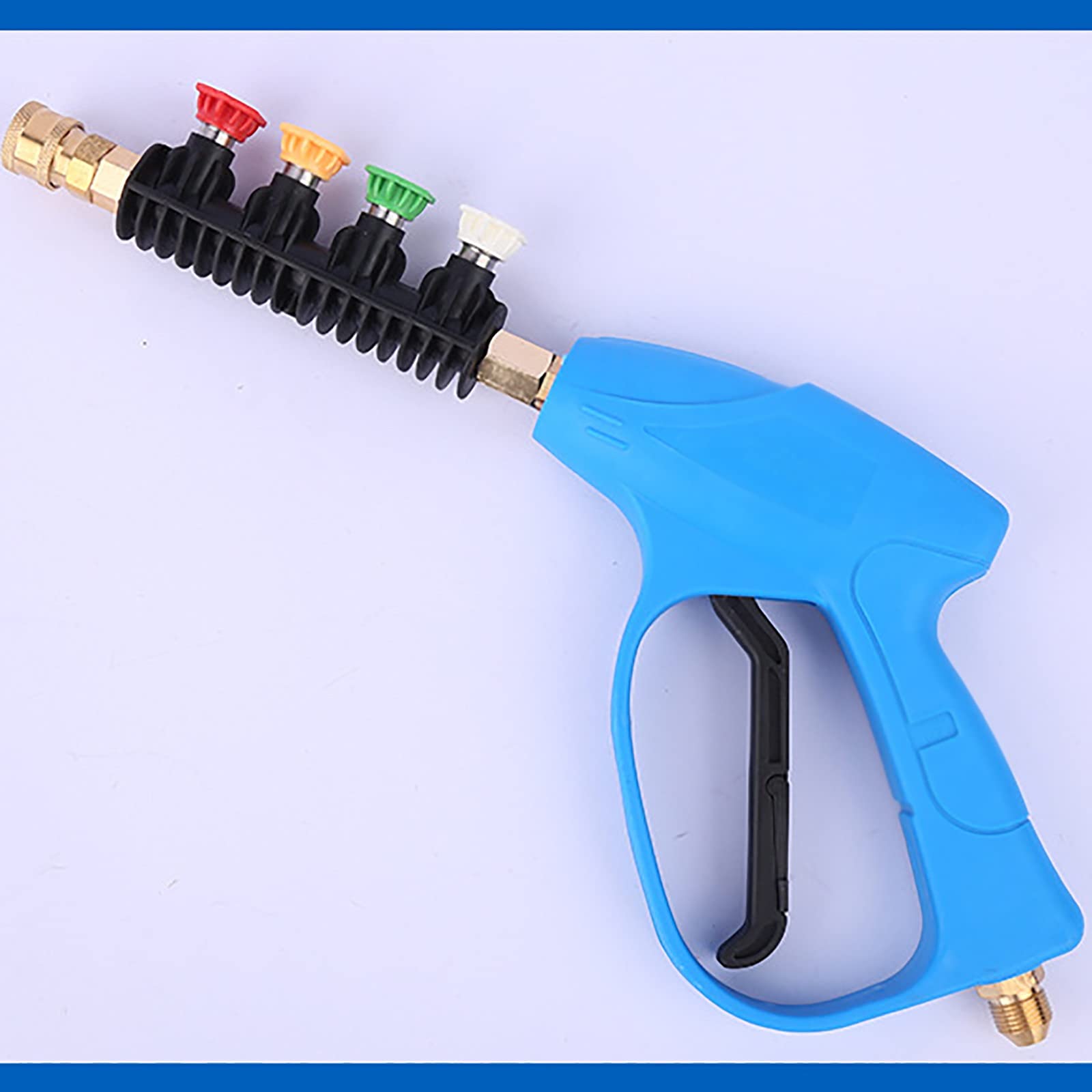 Pistola a Spruzzo per Irrigazione Pistola ad acqua a 4 bit alta pressione con la versione lunga per giardino annaffiatoio pistola per La Pulizia Dell'irrigazione