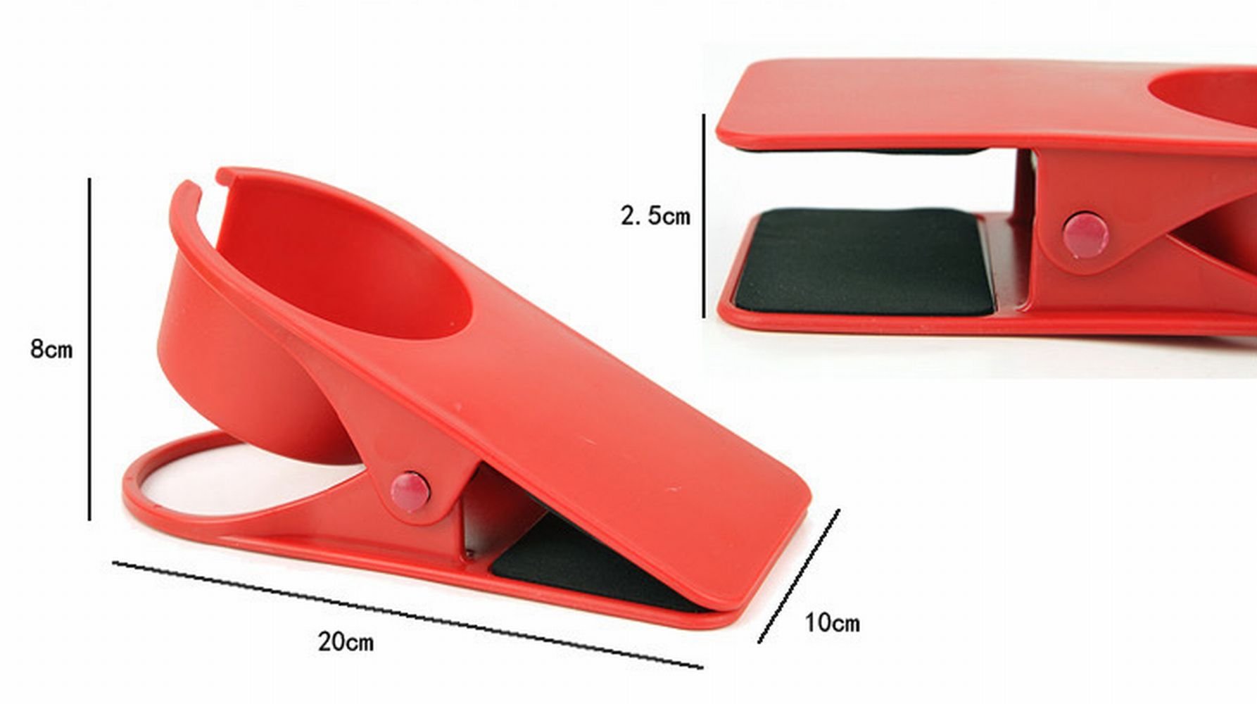 Amazon｜使いやすい!! クリップ 式 ドリンク ホルダー 取って付き