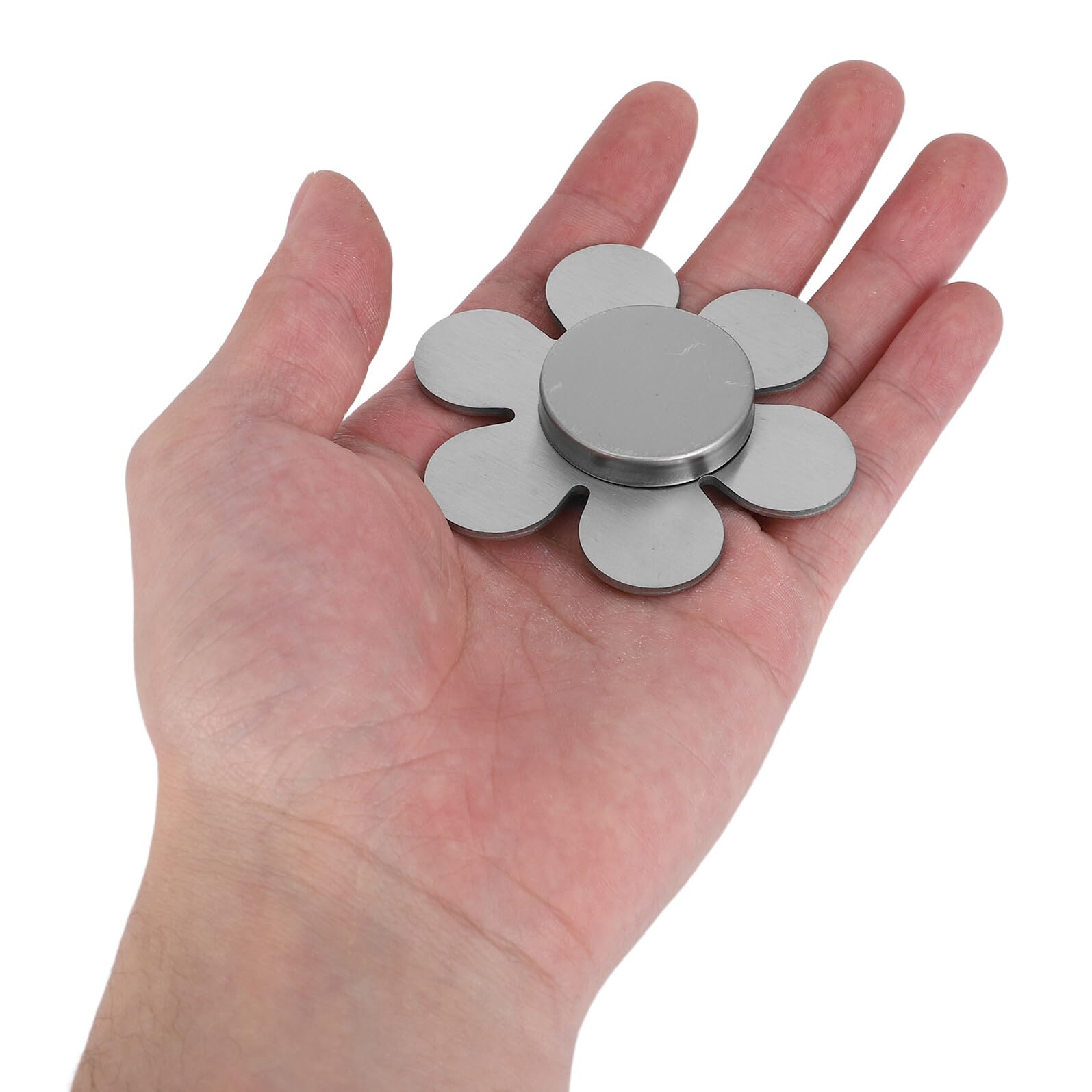 TOYANDONA Magnetische Tischdeckenbeschwerer aus Edelstahl 6,9cm Windfeste Tischgewichte für Outdoor Picknicktische Blütenförmige Gartentischgewichte 10 Stück