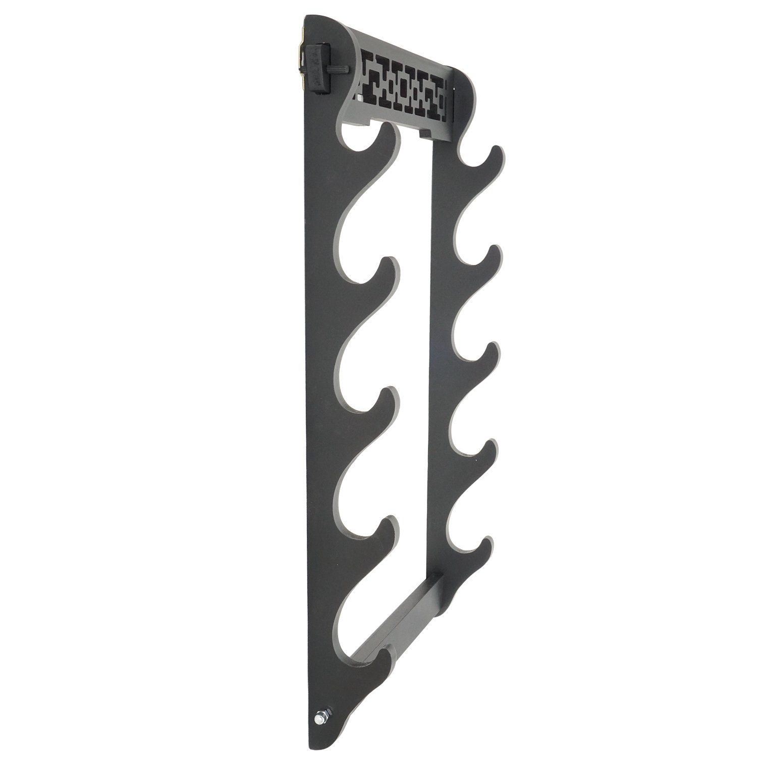 5-tier spada Katana Wakizashi tanto Holder Wall Mount Samurai Sword espositore da parete Hanger Sword rack cinque strati