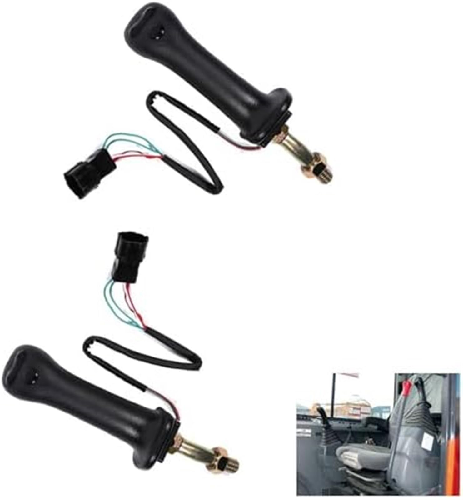 Części samochodowe 3 przyciski koparki joystick zespół uchwyt koła zębate, dla DAEWOO, Doosan DH DX150 215 225 300 370-9C prawy Dźwignia sterowania koparką