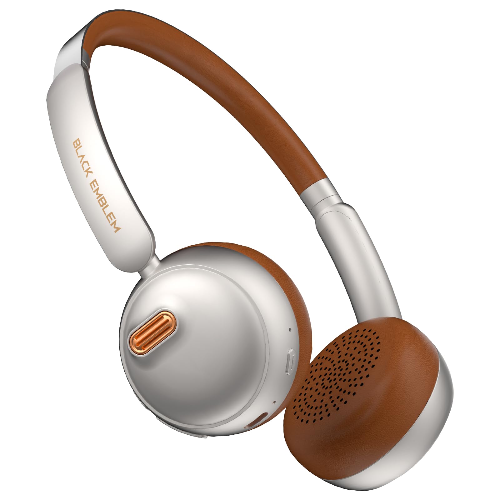 Black Emblem X3 Noice Cancelling Wireless Headphone, Bluetooth Headphone with Built-in Mic, Multi-Platform ANC Headphones, Up to 55 Hours of Battery Life, On Ear Headsets for Smartphone/PC