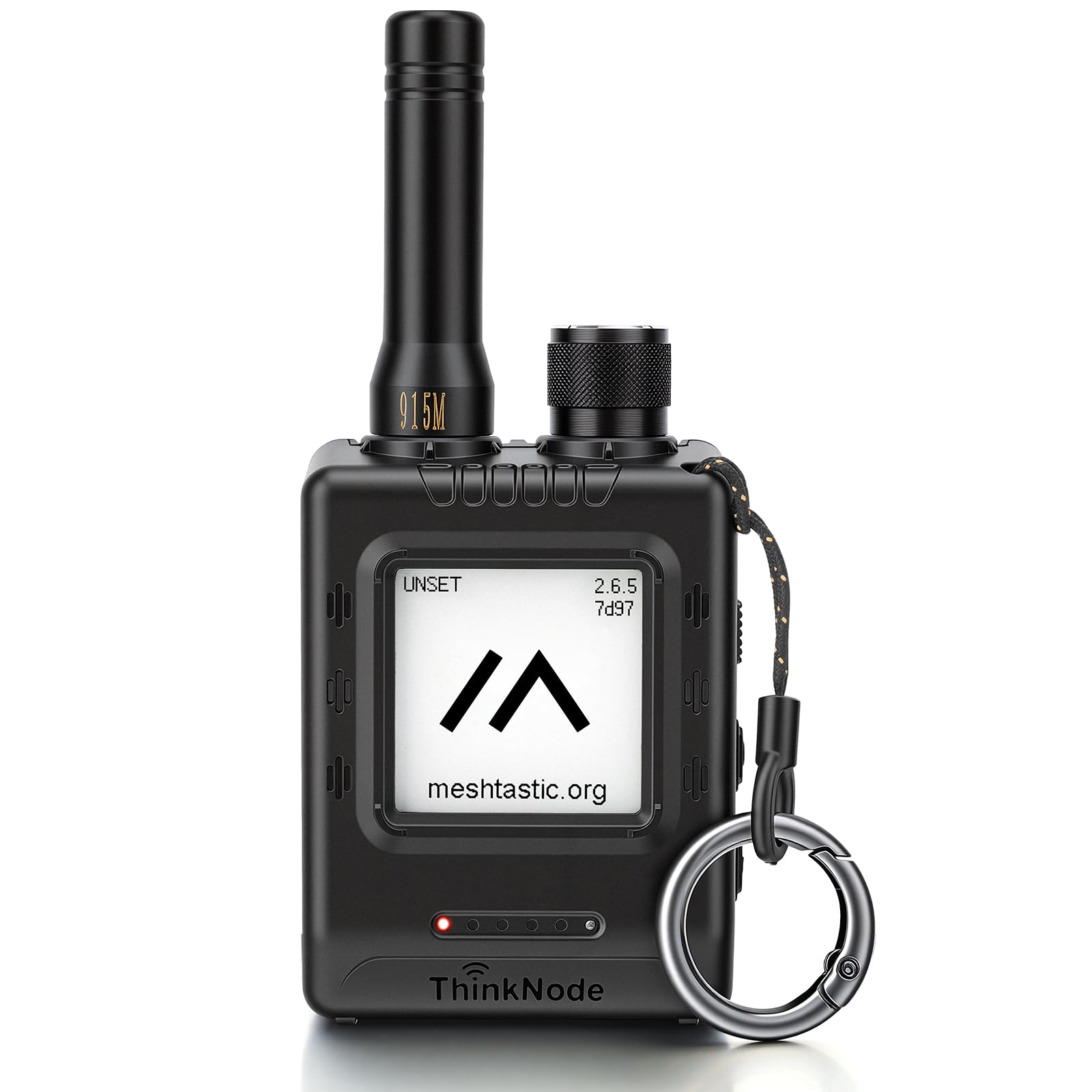 ThinkNode M1 LoRa Meshtastic Appareil intégré avec GPS Bluetooth SX1262 nRF52840 Écran E-Ink 1,54" Antenne 915 MHz Batterie 1200 mAh Interface RTC Type-C Bouton multifonction