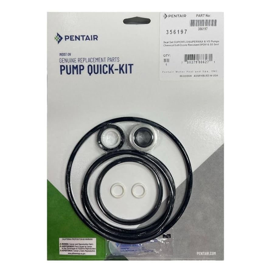 Amazon.com: Pentair 356197 Superflo Quick Pump Seal Kit