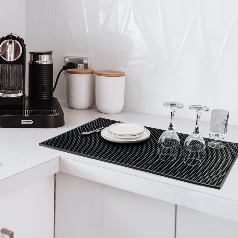 Lar Size Thier Bar Mat for Counter, Dish Drying Mat, Coffee Bars,