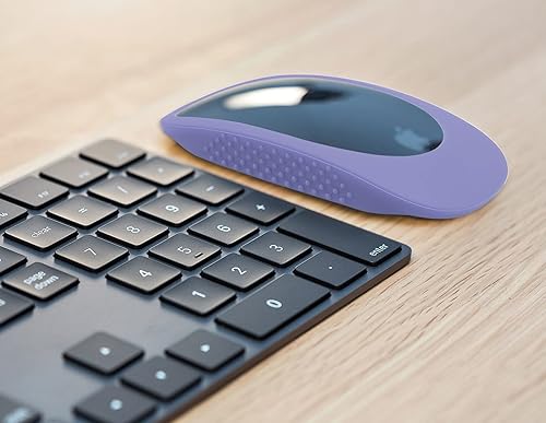 Miniatura 10 de AKSHFETH Protector de silicona para Apple Magic Mouse 2, iMac Magic Mouse Funda para Apple Magic Mouse 1 y II Funda protectora anticaídas (negro)