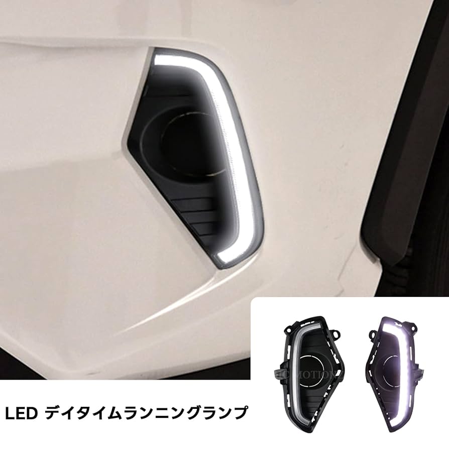 Amazon | HCMOTIONZ 新型 RAV4 50系 LEDデイライト フォグライト