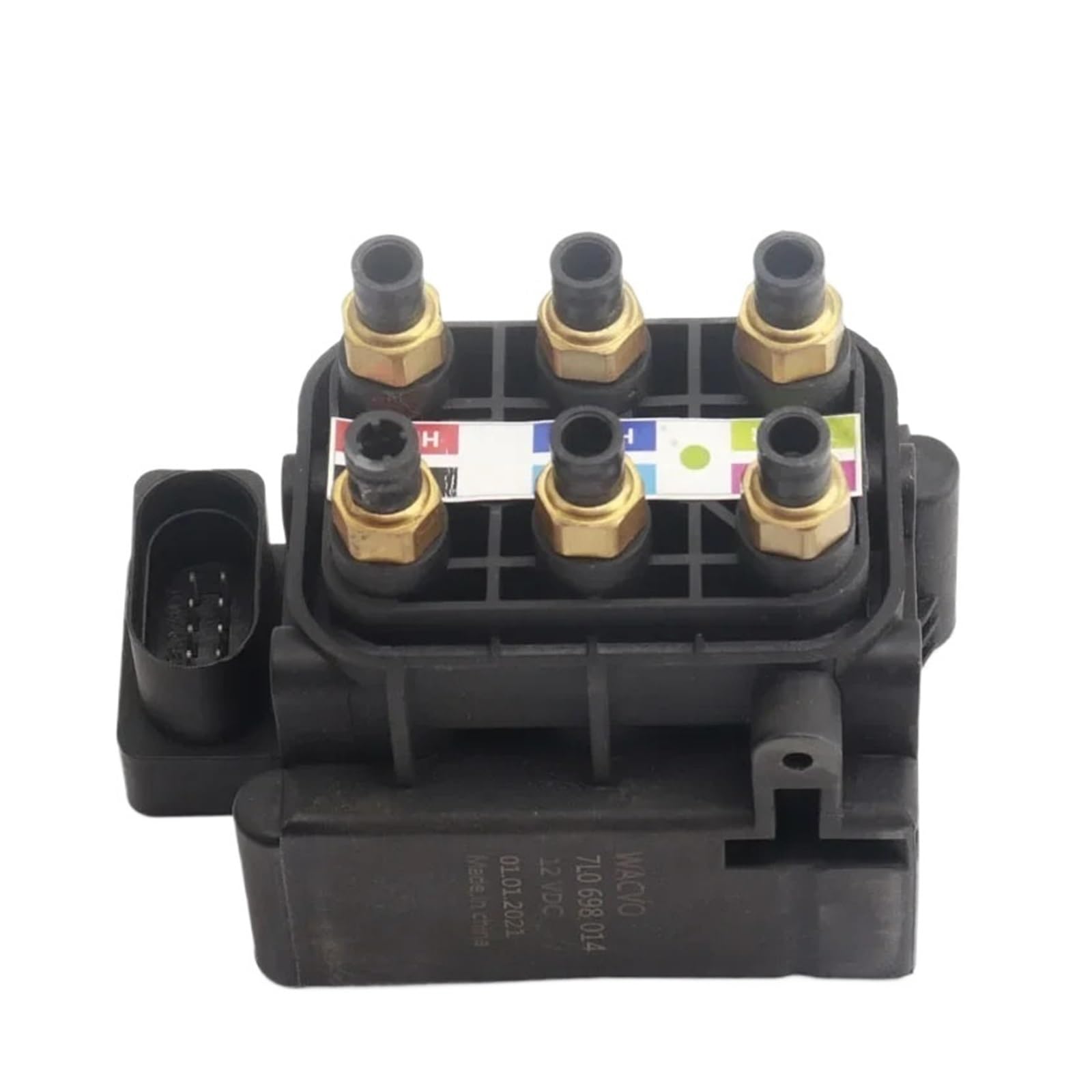 Lxfxnqjte 1Pcs Air Suspension Compressor Solenoid Valve Block 7L0 698 014 7L0698014 7P0698014 Compatible For Audi Q7 Porsche Cayenne Vw Touareg