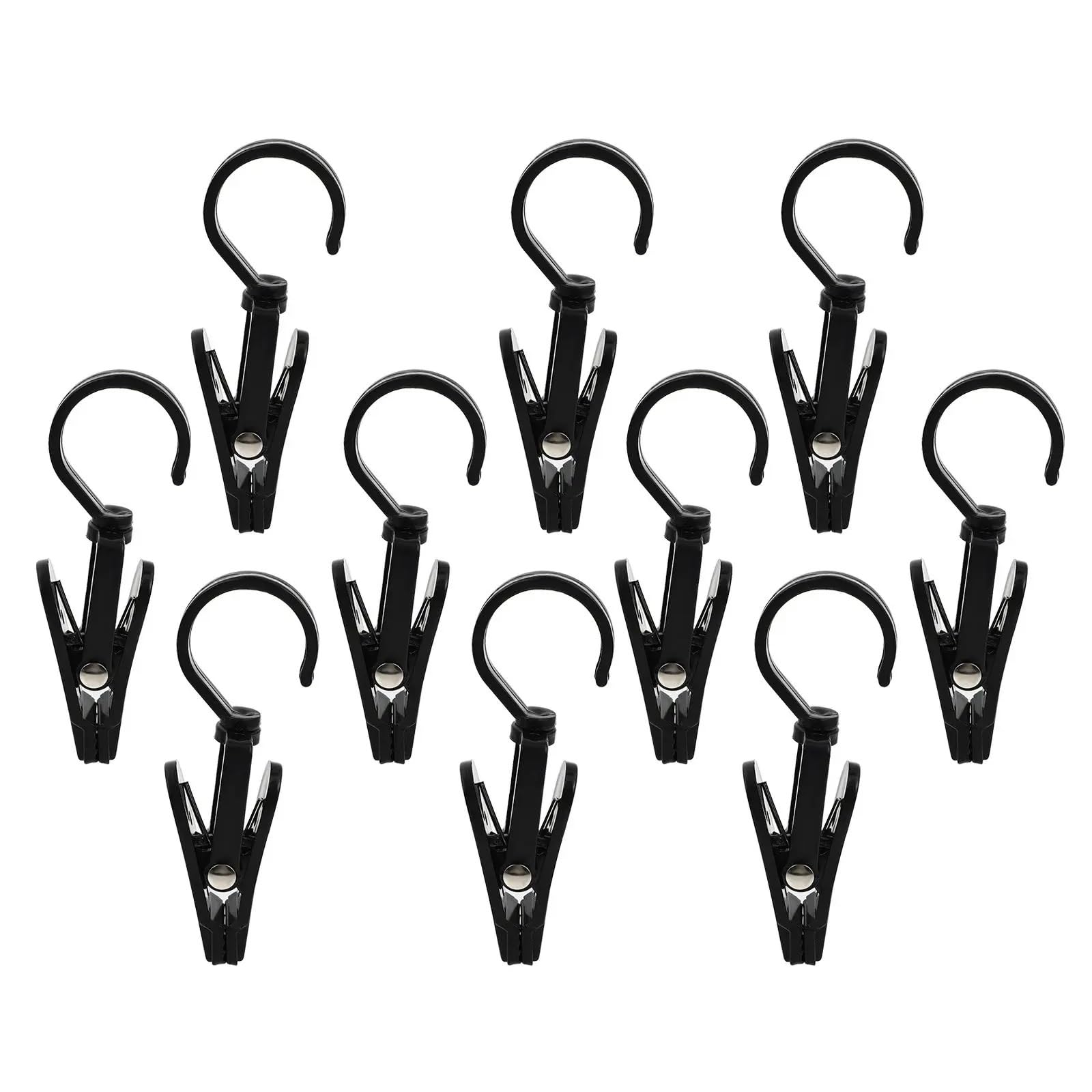 Curtain Rings With Clips 100 Pcs Hooks for Hanging Clothes Window Curtains Ring With Hangers
