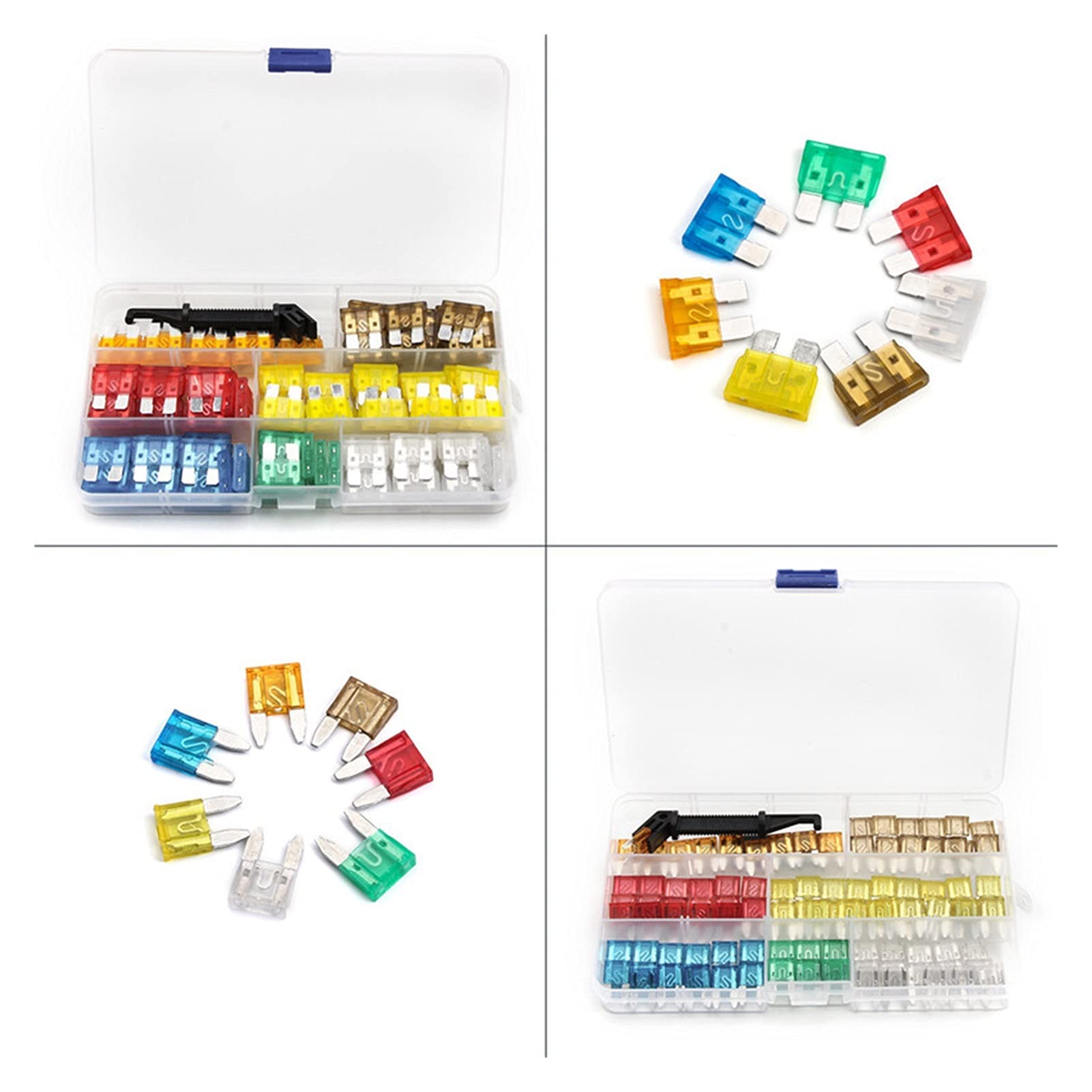 Fusible auto camion défectueux : résolvez vos pannes avec ce kit de 242 mini fusibles