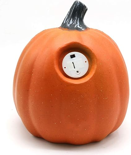 Miniatura 4 de Luz de calabaza de Halloween, funciona con pilas, decoración de calabaza iluminada para interiores y exteriores, farol de calabaza naranja,