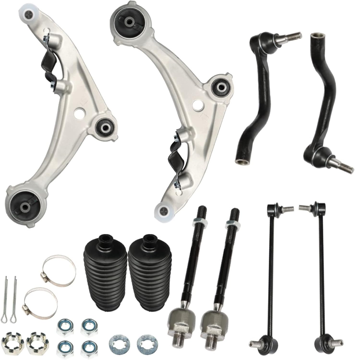 wflnhb 10pcs suspension kit control arms replacement for nissan altima 2007-2013