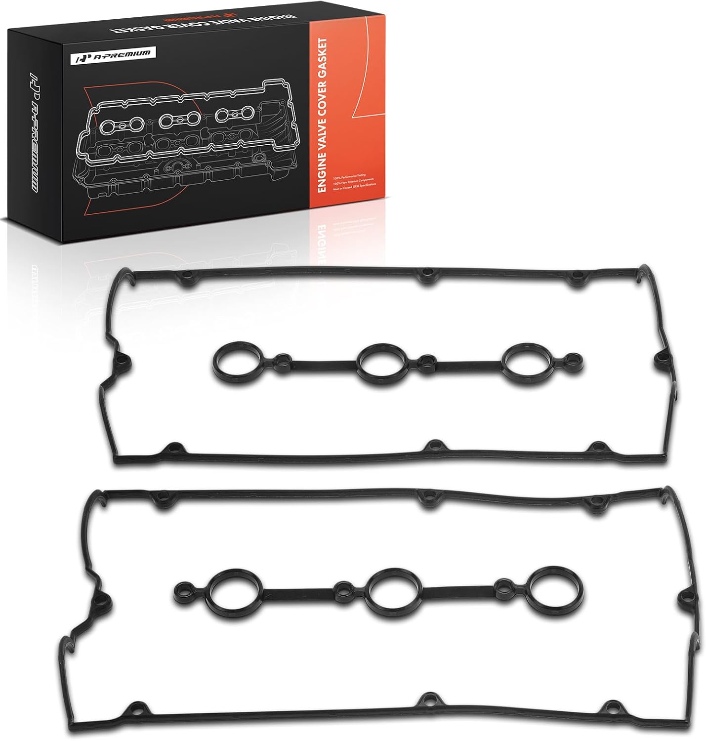 A-Premium Engine Valve Cover Gasket Set Compatible with Kia Amanti 2004-2006 3.5L & Hyundai XG350 2002-2005 3.5L
