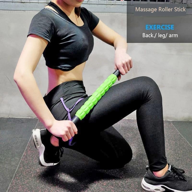 Miniatura 2 de Rodillo de masaje - Masajeador muscular para relajación muscular, recuperación rápida, alivio del dolor, calambres y tensión muscular, M1azul