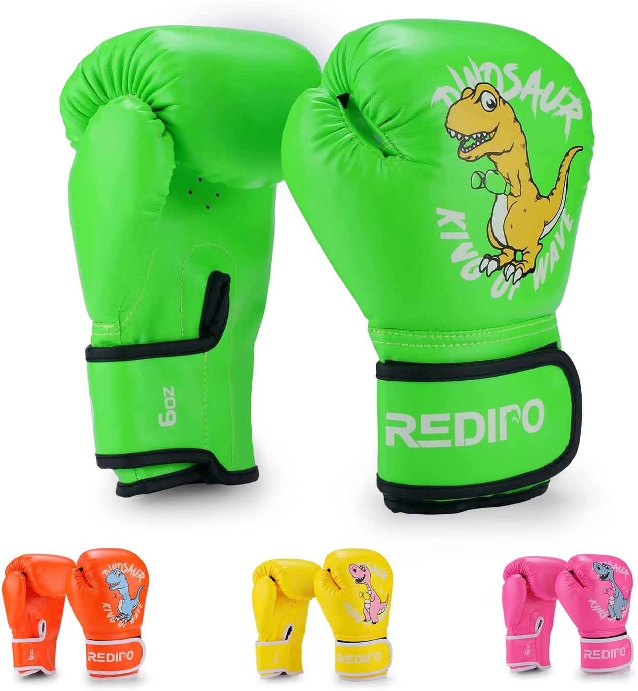 Kids Boxing Gloves for Boys and Girls, Youth Boxing Training Gloves for Kids 3-15, 4&6OZ Punching Bag Kickboxing Thai Mitts MMA Training Sparring Gloves