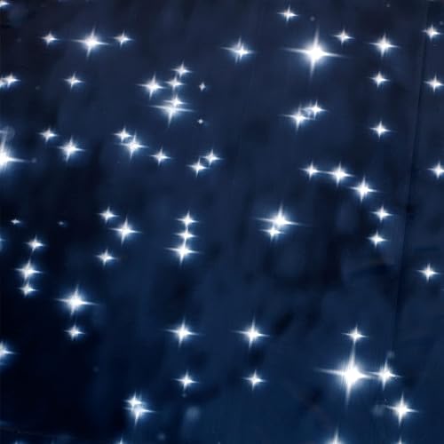 Miniatura 7 de Joyberg Paquete de 4 manteles espaciales mantel de plástico con diseño de galaxia con cielo estrellado impreso, impermeable, a prueba de aceite,