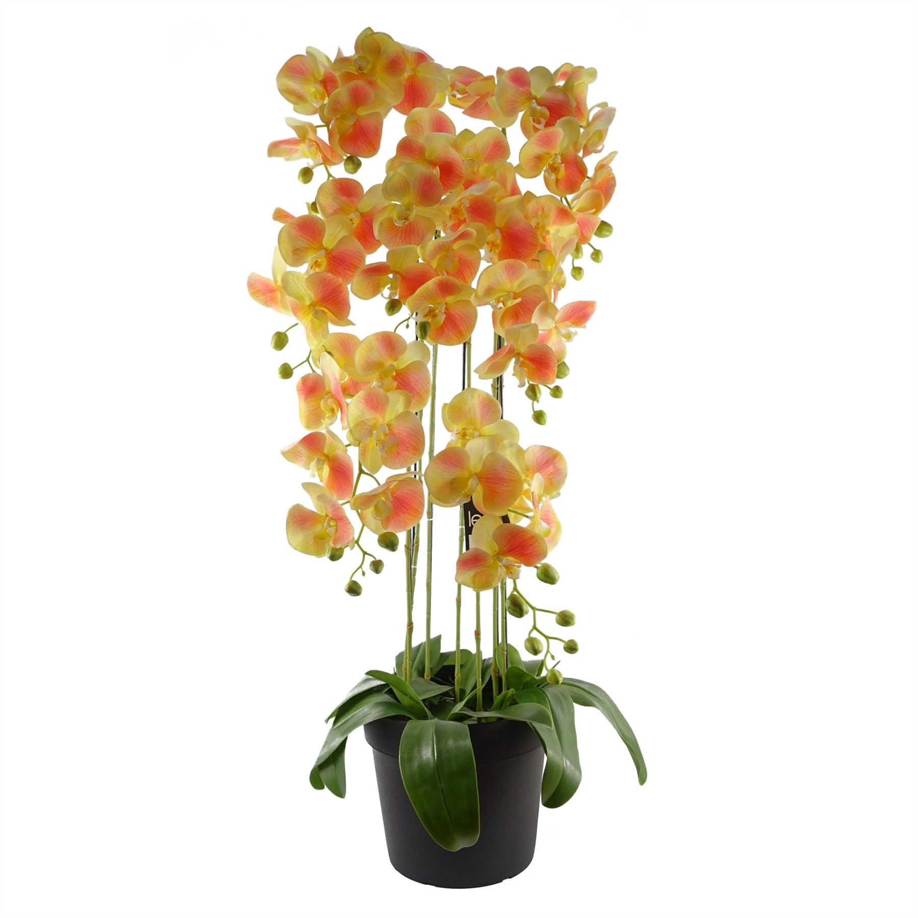 Realistic Artificial Orchid Plants Fully Potted