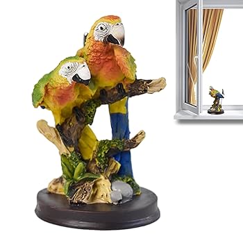 Amazon.co.jp: Ghjkldha 大型オウム彫刻 | アニマルガーデン彫刻