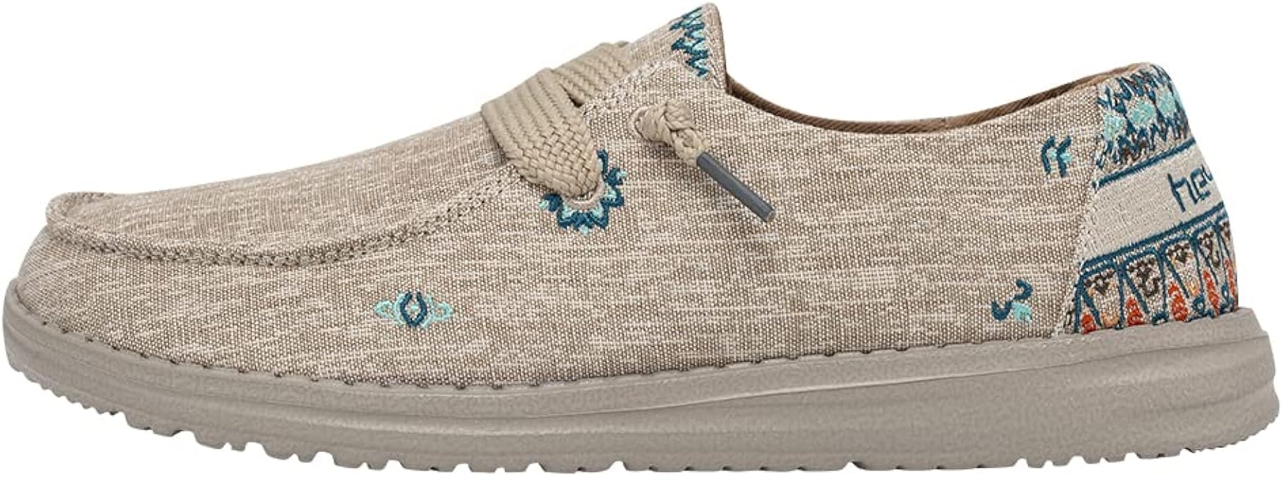 Hey Dude Wendy Flora Casual Women's Shoes Color Sunflower Beige