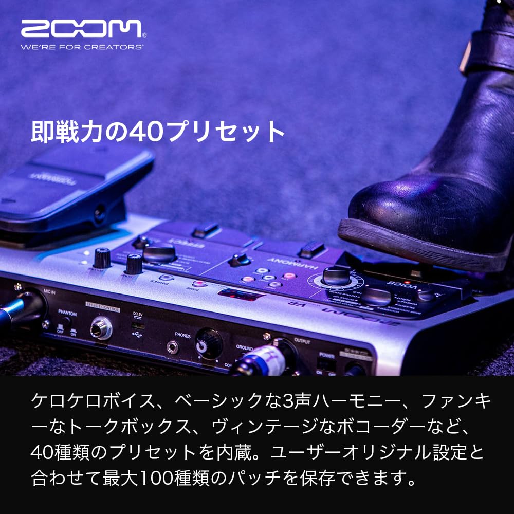 Amazon.co.jp: ZOOM ズーム V6-SP ボーカルプロセッサー ボイス