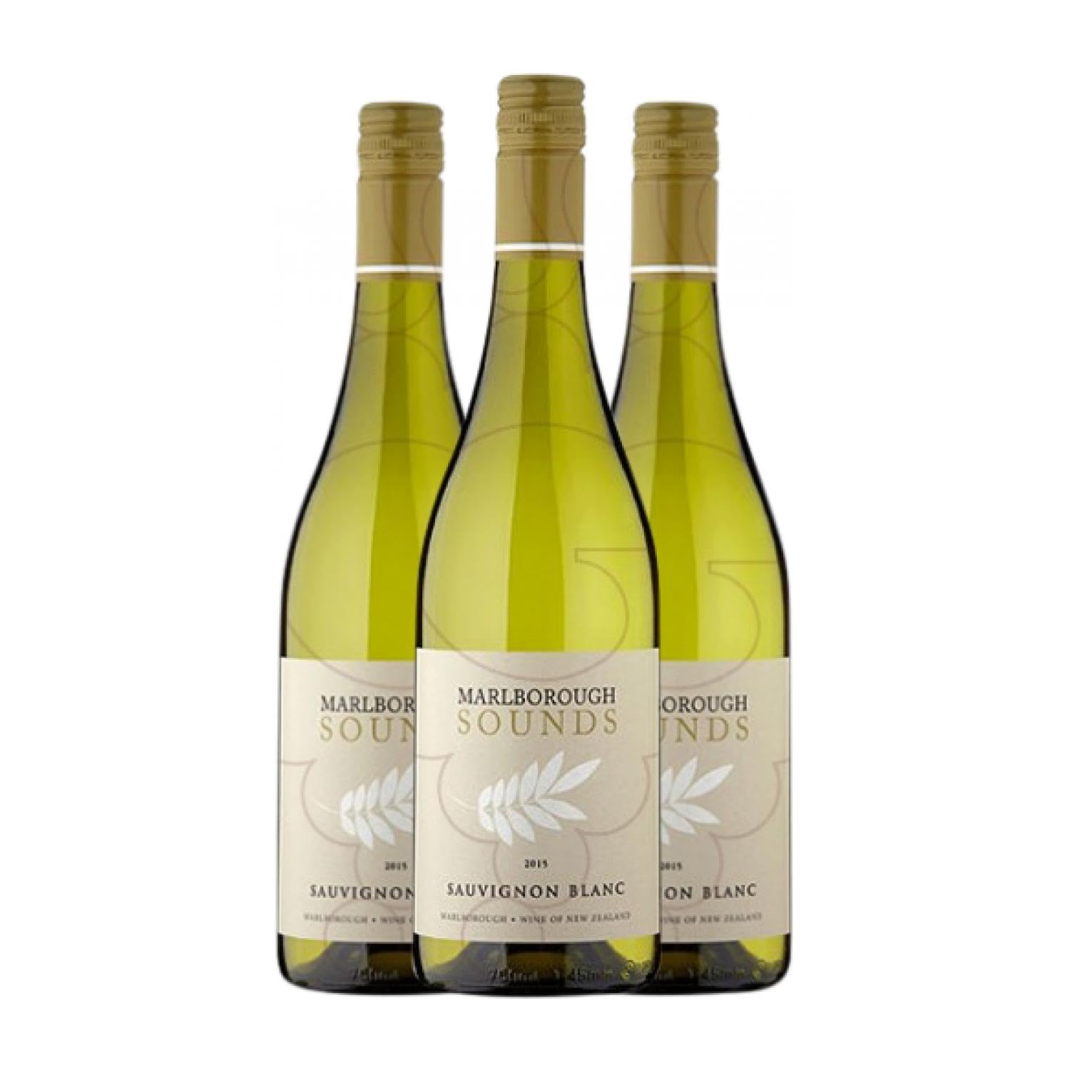 Marlborough Sounds Sauvignon Blanca Marlborough Joven 75 cl Vino blanco (Caja de 3 Botellas de 75 cl)