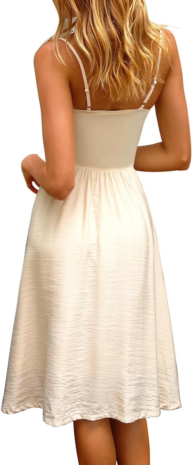 CHYRII Women Fashion Summer 2025 Sweetheart Neck Spaghetti Straps Corset A-Line Long Sundress Midi Dress - Image 4