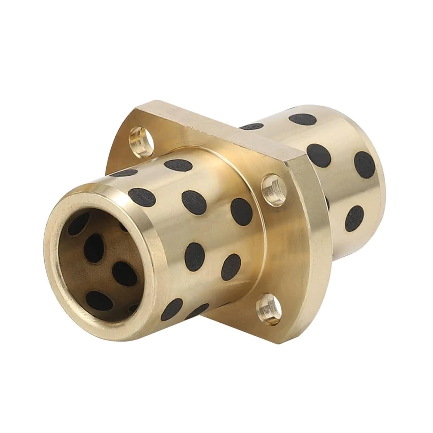 Graphite Brass Linear Bearings J+D+B LMHC8/10/12/13/16/20/25/30/35/40L High Temperature Resistant Self-lubricating Oil-Free(LMHC30L 30x45x12)