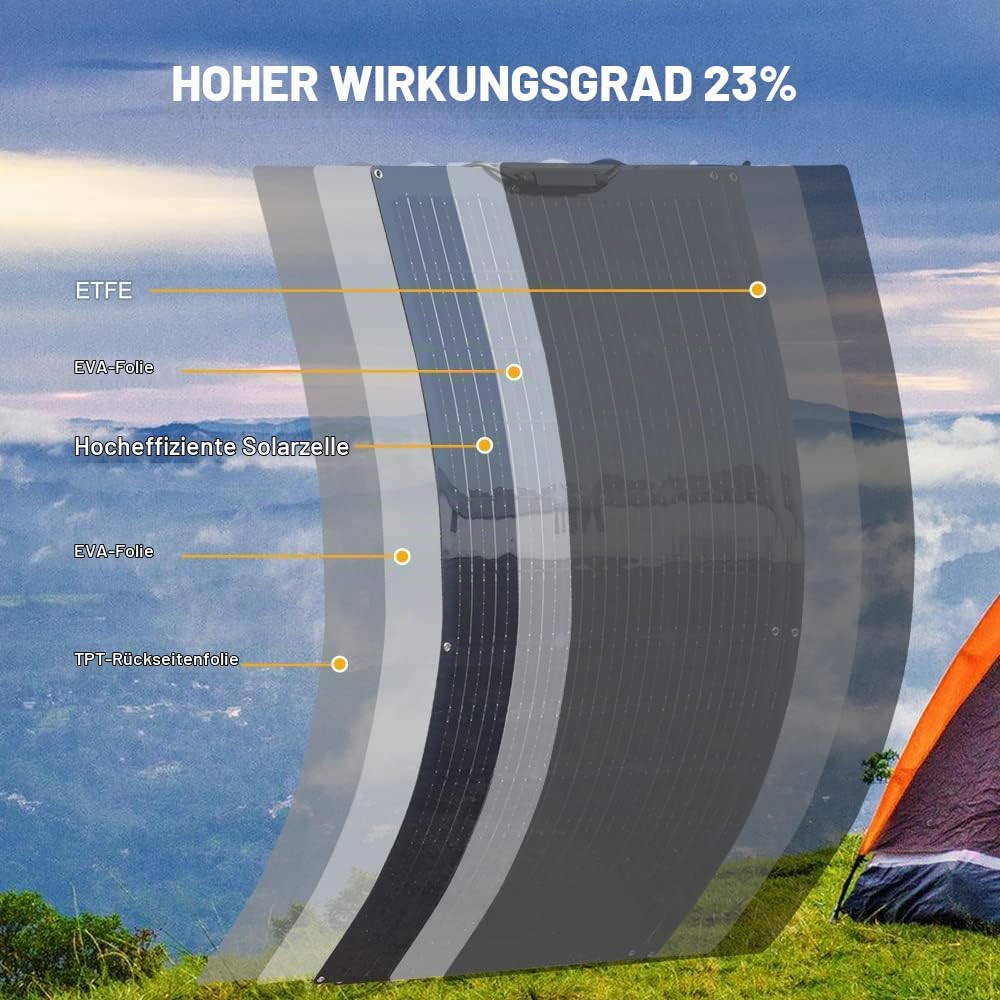 200w Solarpanel Solarmodul Solarpanel Set, PV Solarmodule Wohnmobil