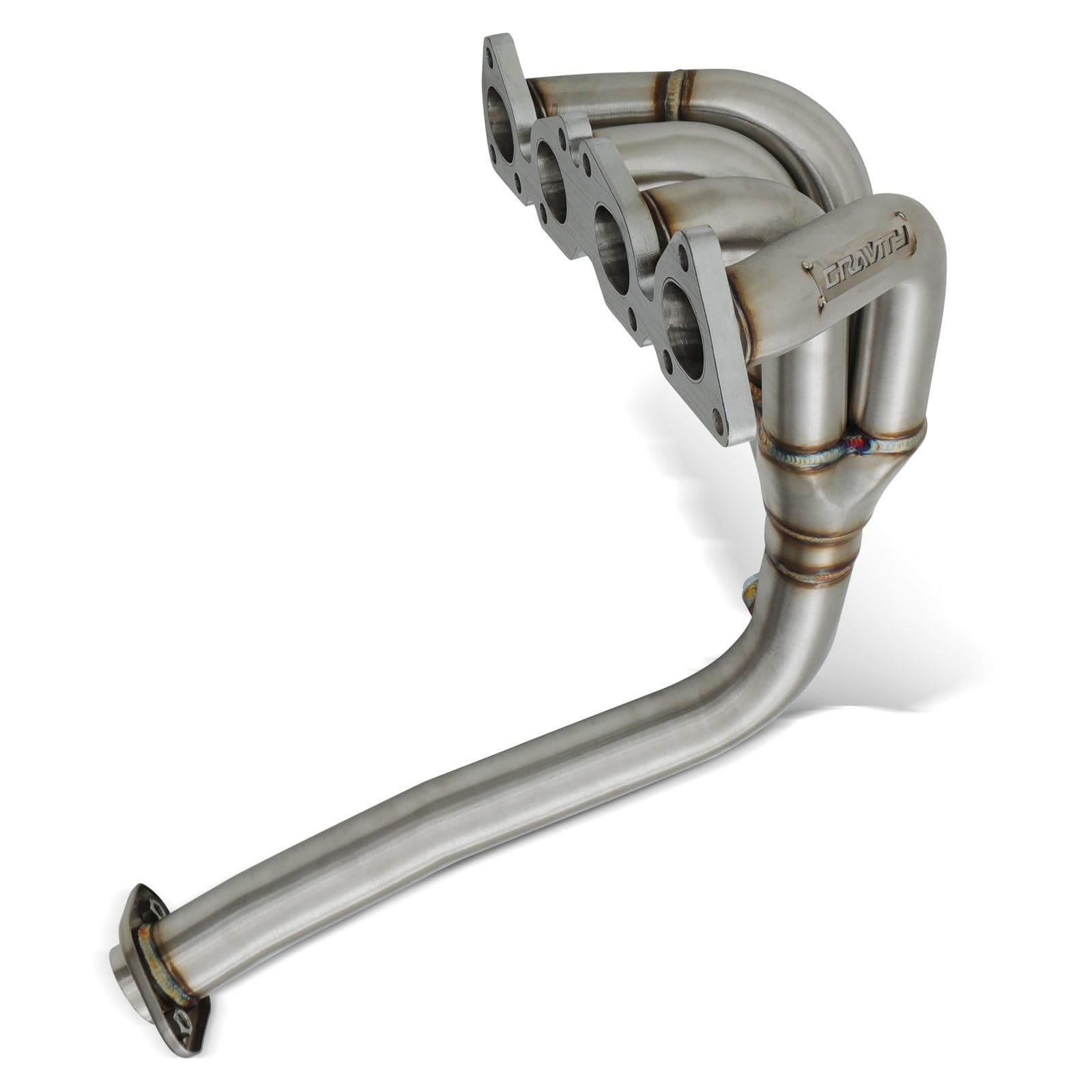 Collettore di scarico da 5,1 cm, compatibile con Citroen C2 1.6L 16v VTS 125bhp modelli 2005-2011 sistema di scarico De Cat in acciaio inox