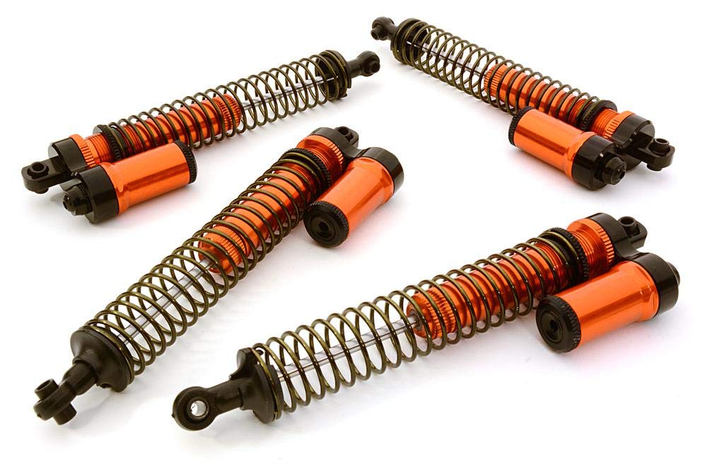 Integy RC Upgrades for HPI, Billet Machined Piggyback Shock Set for HPI 1/10 Scale Crawler King