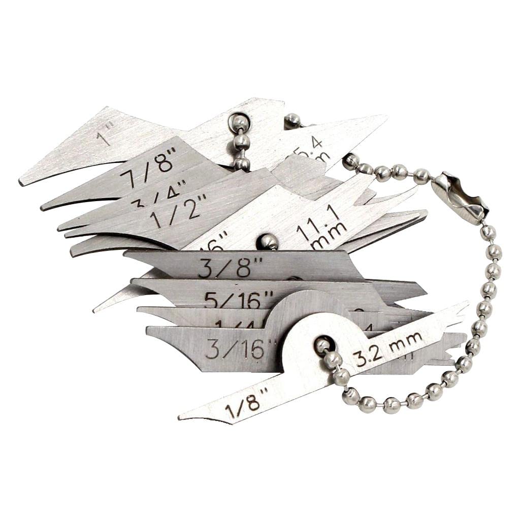 Buy EXPORA 11pcs Professional Fillet Welding Inspection Gauge Ulnar Leg Length and Throat