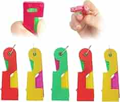 Automatic Needle Threader 6-Pack - Reusable Hand Sewing & Machine Needle Threading Tool